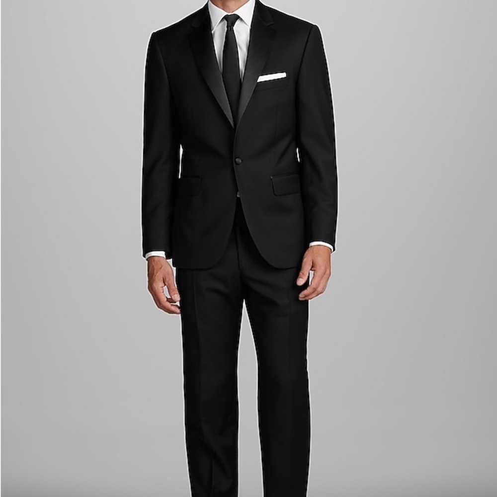 Jos. A. Bank tailored fit black tuxedo